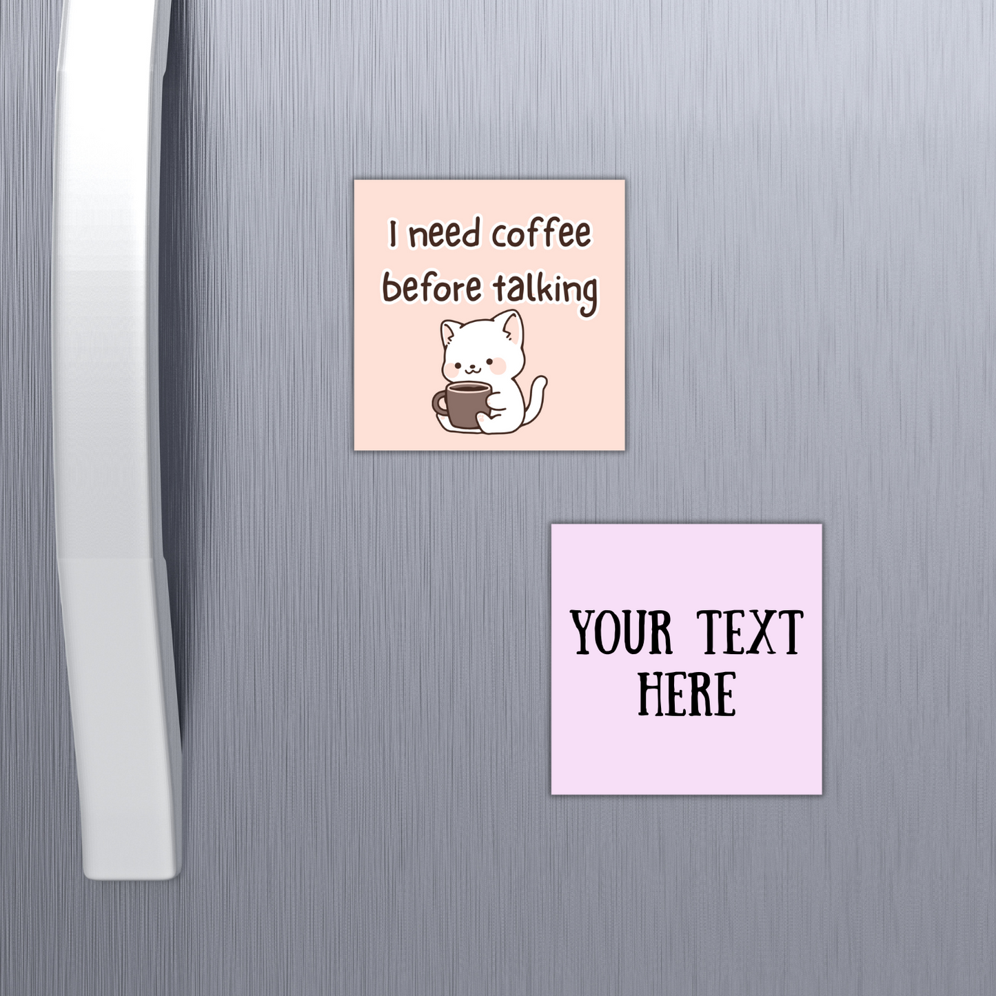 Custom Text Magnets