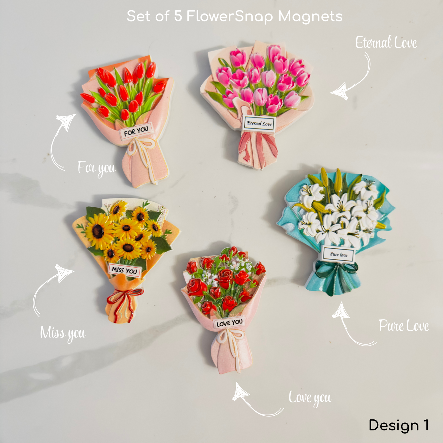 FlowerSnap Magnets