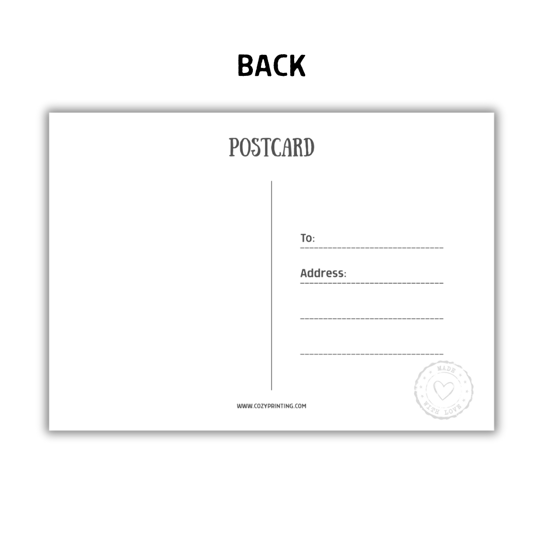 Custom Photo Postcard