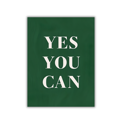 Yes You Can