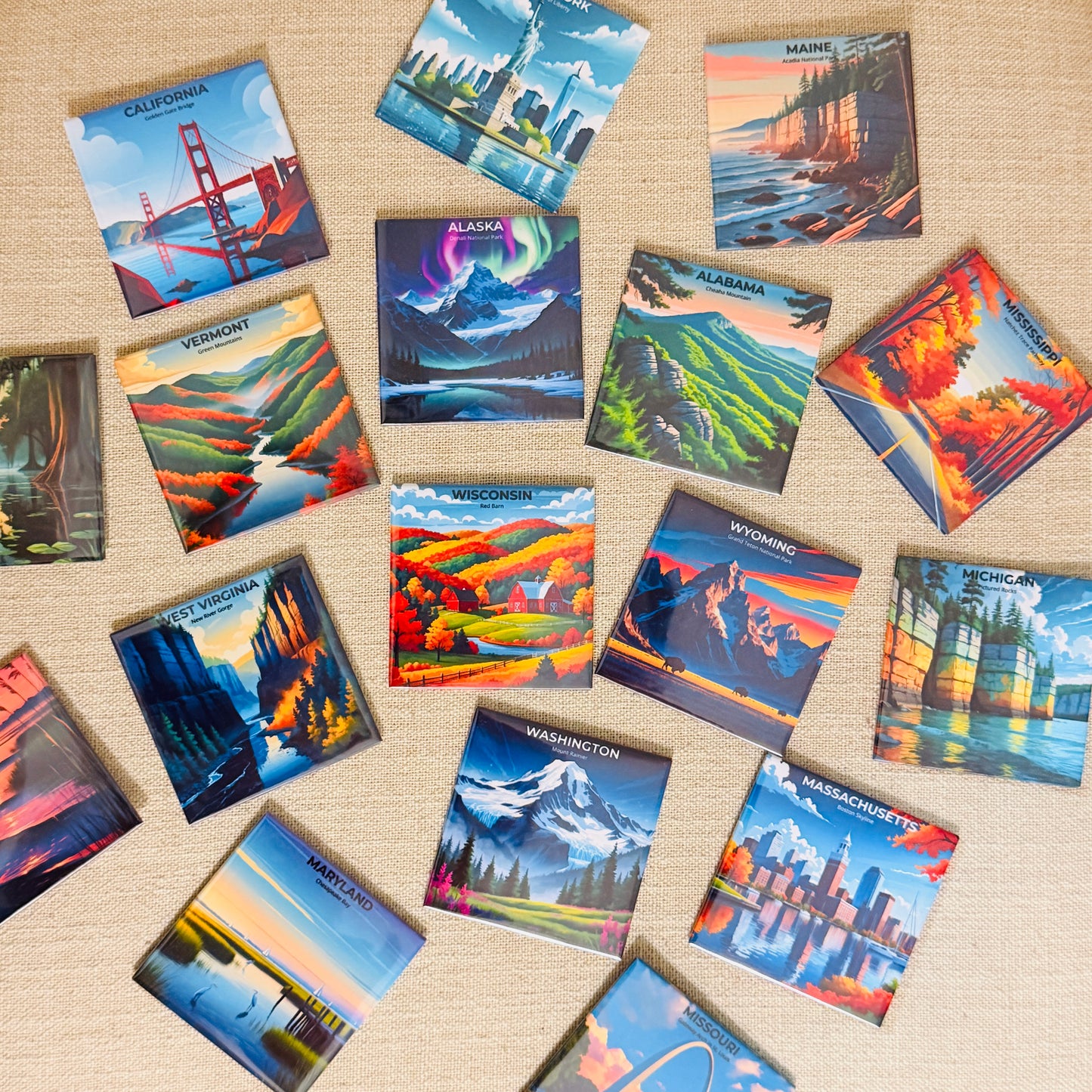 50 States Magnet Collection
