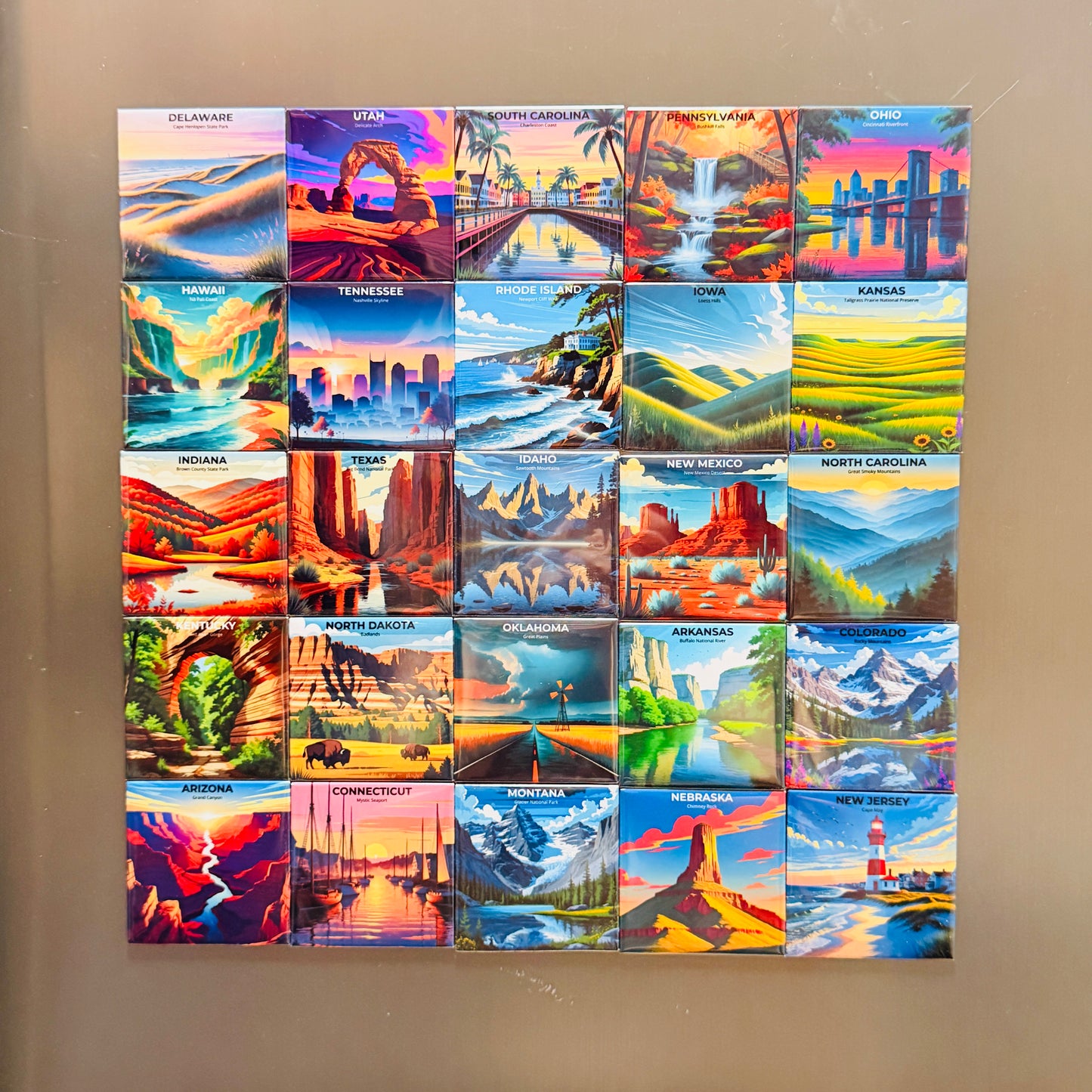 50 States Magnet Collection