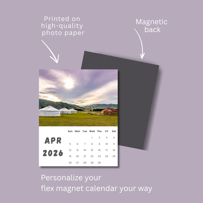 Custom Magnetic Calendar